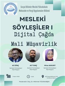 Mesleki Söyleşiler I - Dijital Çağda Mali Müşavirlik