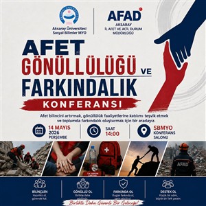 Afet Gönüllülüğü ve Farkındalık