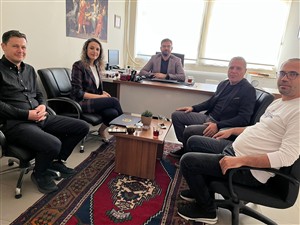 Prof. Dr. Mehmet YÜCENURŞEN’e Tebrik Ziyareti ve Teşekkür Belgesi